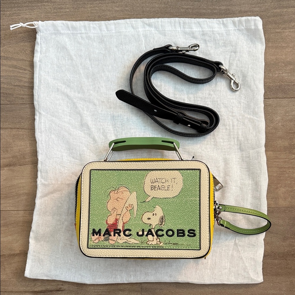 Marc Jacobs Green and Black Peanuts Crossbody